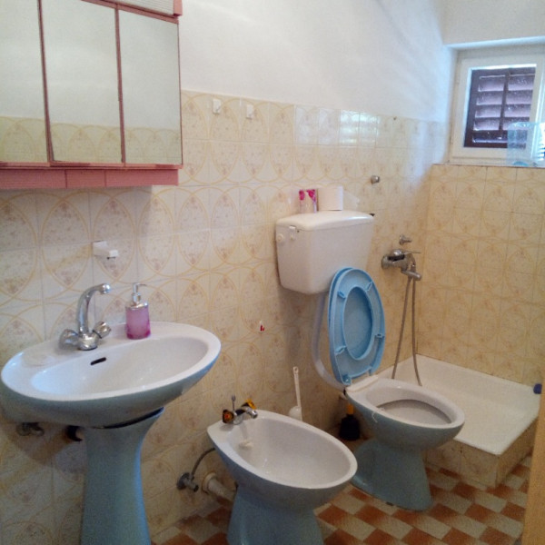 Kúpeľňa / WC, Apartmani Sani, Apartmány Sani pri mori, Stara Novalja, ostrov Pag, Chorvátsko Stara Novalja