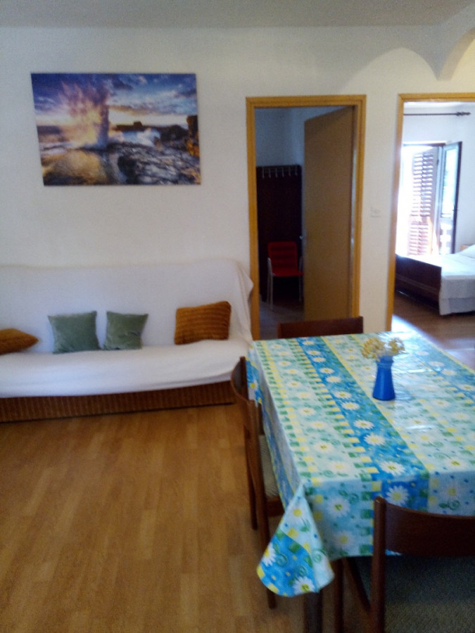 Gornji Apartman, Apartmani Sani uz samo more, Stara Novalja, otok Pag, Hrvatska Stara Novalja